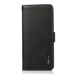 KHAZNEH Side-Magnetic Litchi Genuine Leather RFID Phone Case, For Nokia G60 5G, For Samsung Galaxy S23+ 5G, For Samsung Galaxy S23 5G, For Samsung Galaxy S23 Ultra 5G
