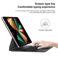 Bluetooth Keyboard Leather Case with Touch Pad, For iPad Air 5 / 4 10.9 inch, For iPad Pro 11 inch 2021/2020/2018, For iPad Pro 12.9 inch 2021/2020/2018