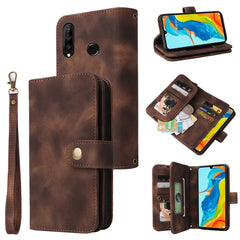 Multifunctional Card Slot Zipper Wallet Leather Phone Case, For Huawei P30 Lite, For Huawei P30 Pro, For Huawei P40 Pro, For Huawei P Smart Z