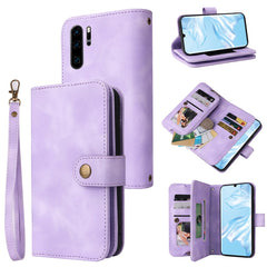 Multifunctional Card Slot Zipper Wallet Leather Phone Case, For Huawei P30 Lite, For Huawei P30 Pro, For Huawei P40 Pro, For Huawei P Smart Z