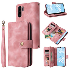 Multifunctional Card Slot Zipper Wallet Leather Phone Case, For Huawei P30 Lite, For Huawei P30 Pro, For Huawei P40 Pro, For Huawei P Smart Z