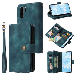 Multifunctional Card Slot Zipper Wallet Leather Phone Case, For Huawei P30 Lite, For Huawei P30 Pro, For Huawei P40 Pro, For Huawei P Smart Z