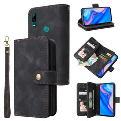 Multifunctional Card Slot Zipper Wallet Leather Phone Case, For Huawei P30 Lite, For Huawei P30 Pro, For Huawei P40 Pro, For Huawei P Smart Z