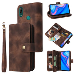 Multifunctional Card Slot Zipper Wallet Leather Phone Case, For Huawei P30 Lite, For Huawei P30 Pro, For Huawei P40 Pro, For Huawei P Smart Z