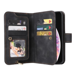 Multifunctional Card Slot Zipper Wallet Leather Phone Case, For iPhone XS / X, For iPhone XS Max, For iPhone XR, For Google Pixel 6