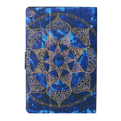 Tablet PC Universal Coloured Drawing Pattern Horizontal Flip Leather Case with Holder & Card Slot