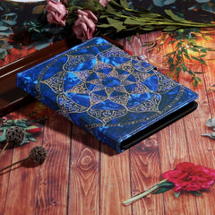 Tablet PC Universal Coloured Drawing Pattern Horizontal Flip Leather Case with Holder & Card Slot