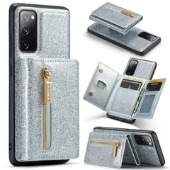 DG.MING M3 Series Glitter Powder Card Bag Leather Case, For Google Pixel 6, For Samsung Galaxy S20 FE, For iPhone 11 Pro, For Samsung Galaxy S21 5G, For iPhone 11 Pro Max, For Samsung Galaxy S21 Ultra 5G