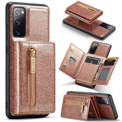DG.MING M3 Series Glitter Powder Card Bag Leather Case, For Google Pixel 6, For Samsung Galaxy S20 FE, For iPhone 11 Pro, For Samsung Galaxy S21 5G, For iPhone 11 Pro Max, For Samsung Galaxy S21 Ultra 5G