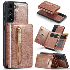 DG.MING M3 Series Glitter Powder Card Bag Leather Case, For Google Pixel 6, For Samsung Galaxy S20 FE, For iPhone 11 Pro, For Samsung Galaxy S21 5G, For iPhone 11 Pro Max, For Samsung Galaxy S21 Ultra 5G