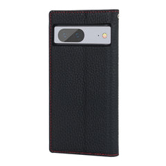 Litchi Texture Genuine Leather Phone Case, For Google Pixel 7 5G