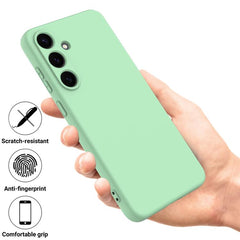 Solid Color Liquid Silicone Dropproof Full Coverage Phone Case