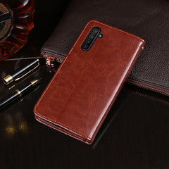 idewei Crazy Horse Texture Horizontal Flip Leather Case with Holder & Card Slots & Wallet, For OPPO Realme X2