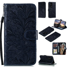 Lace Flower Embossing Pattern Horizontal Flip Leather Case , with Holder & Card Slots & Wallet & Photo Frame & Lanyard, For Huawei P40 Pro Plus, For Huawei Honor 30, For Huawei Honor 30 Pro, For Huawei Honor 30S