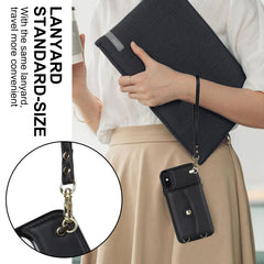 RFID Card Slot Phone Case with Long Lanyard