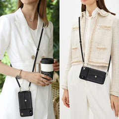 RFID Card Slot Phone Case with Long Lanyard