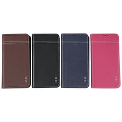 GEBEI Top-grain Horizontal Flip Leather Phone Case