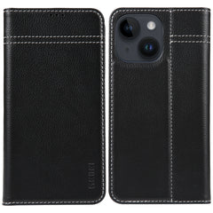 GEBEI Top-grain Horizontal Flip Leather Phone Case