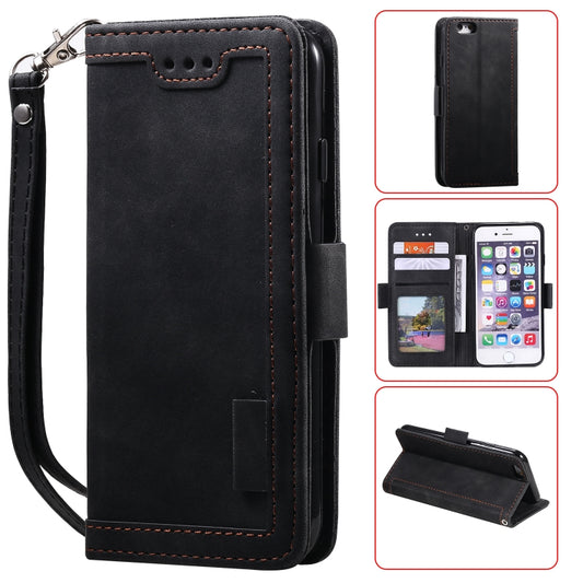 Retro Splicing Horizontal Flip Leather Case with Card Slots & Holder & Wallet, For iPhone SE 2022 / SE 2020 / 8 / 7, For Xiaomi Redmi Note 8 Pro