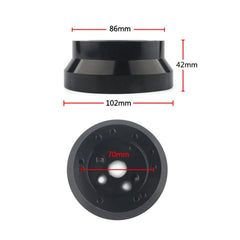 5 & 6 Hole Steering Wheel Polished Hub Adapter
