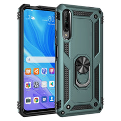 Shockproof TPU + PC Protective Case with 360 Degree Rotating Holder, For Huawei Y9s