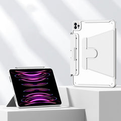 Detachable Rotating Leather Tablet Case, For iPad Pro 12.9 2022 / 2020 / 2021 / 2018, For iPad Air 11 2024 / iPad Pro 11 2022 / 2021 / 2020 / 2018, For iPad Pro 10.5, For iPad 10.2 2021 / 2020 / 2019