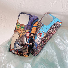 Oil Painting Glossy PC Phone Case, For iPhone 13 Pro Max, For iPhone 12, For iPhone 12 Pro, For iPhone 12 Pro Max, For iPhone 11, For iPhone 11 Pro Max
