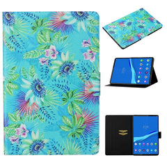 Coloured Drawing Pattern Horizontal Flip Leather Case with Holder & Card Slot & Sleep / Wake-up Function