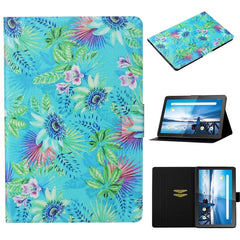Coloured Drawing Pattern Horizontal Flip Leather Case with Holder & Card Slot & Sleep / Wake-up Function
