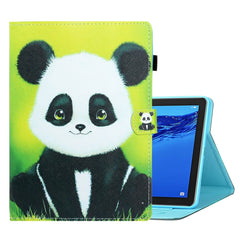Coloured Drawing Horizontal Flip Leather Case with Holder & Card Slot & Sleep / Wake-up Function