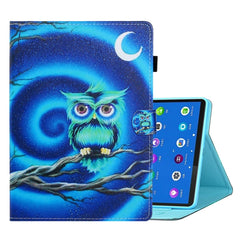 Coloured Drawing Horizontal Flip Leather Case with Holder & Card Slot & Sleep / Wake-up Function