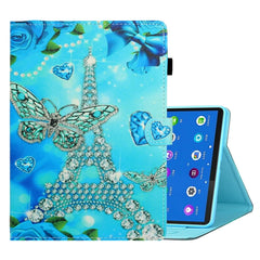 Coloured Drawing Horizontal Flip Leather Case with Holder & Card Slot & Sleep / Wake-up Function