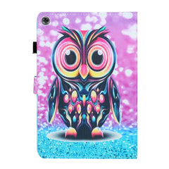 Coloured Drawing Horizontal Flip Leather Case with Holder & Card Slot & Sleep / Wake-up Function