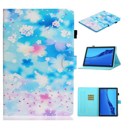 Coloured Drawing Horizontal Flip Leather Case with Holder & Card Slot & Sleep / Wake-up Function