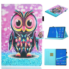Coloured Drawing Horizontal Flip Leather Case with Holder & Card Slot & Sleep / Wake-up Function