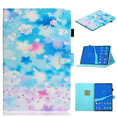 Coloured Drawing Horizontal Flip Leather Case with Holder & Card Slot & Sleep / Wake-up Function