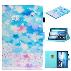 Coloured Drawing Horizontal Flip Leather Case with Holder & Card Slot & Sleep / Wake-up Function