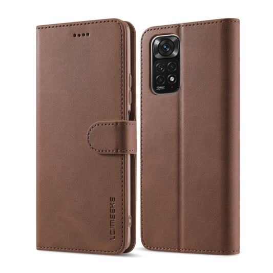 LC.IMEEKE Calf Texture Horizontal Flip Leather Case