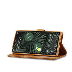 LC.IMEEKE Calf Texture Flip Leather Phone Case, For Google Pixel 6a
