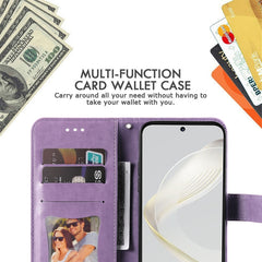 Seven-petal Flowers Embossing Leather Phone Case