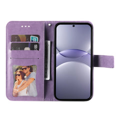 Seven-petal Flowers Embossing Leather Phone Case