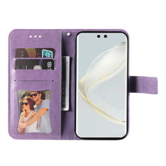 Seven-petal Flowers Embossing Leather Phone Case