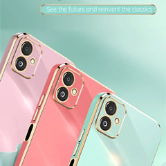 XINLI Straight Edge 6D Electroplate TPU Phone Case