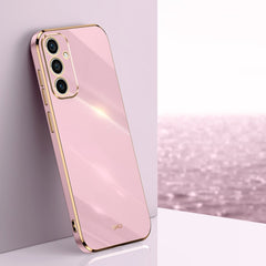 XINLI Straight Edge 6D Electroplate TPU Phone Case