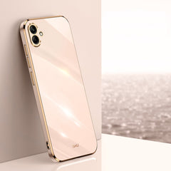 XINLI Straight Edge 6D Electroplate TPU Phone Case