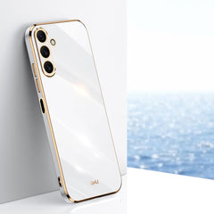XINLI Straight Edge 6D Electroplate TPU Phone Case