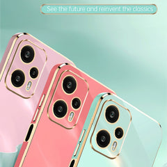 XINLI Straight Edge 6D Electroplate TPU Phone Case