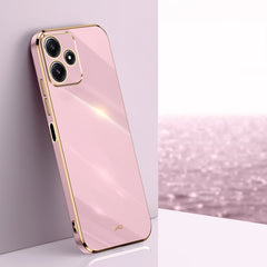 XINLI Straight Edge 6D Electroplate TPU Phone Case