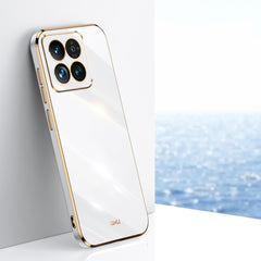 XINLI Straight Edge 6D Electroplate TPU Phone Case