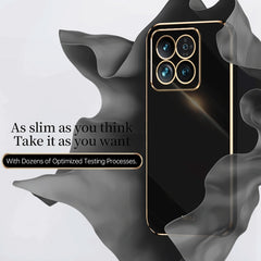 XINLI Straight Edge 6D Electroplate TPU Phone Case